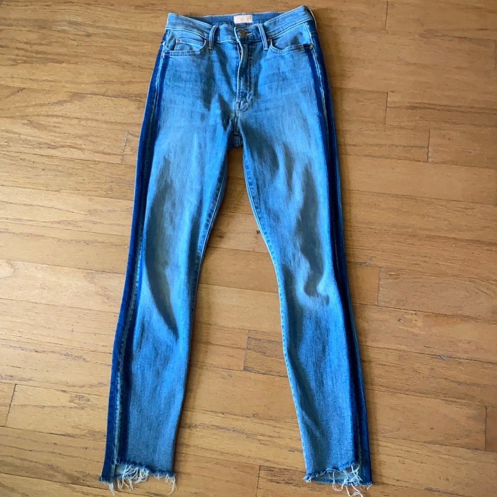 Mother Stunner zip Ankle Step Fray💜